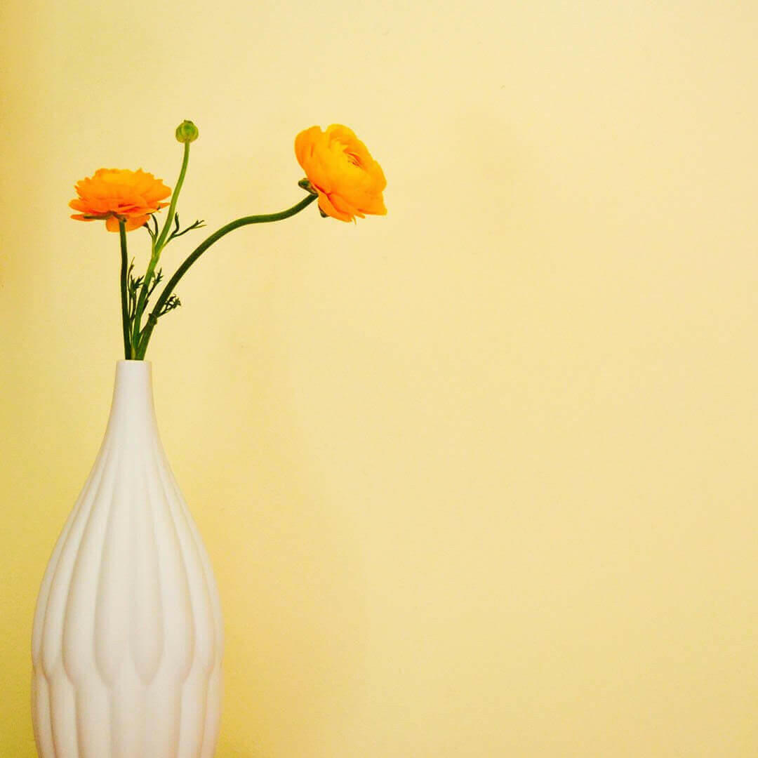 Collection of 3 Textured Porcelain Vases.