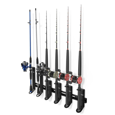 Spinning and Offshore Fishing Rod Rack Organizer.