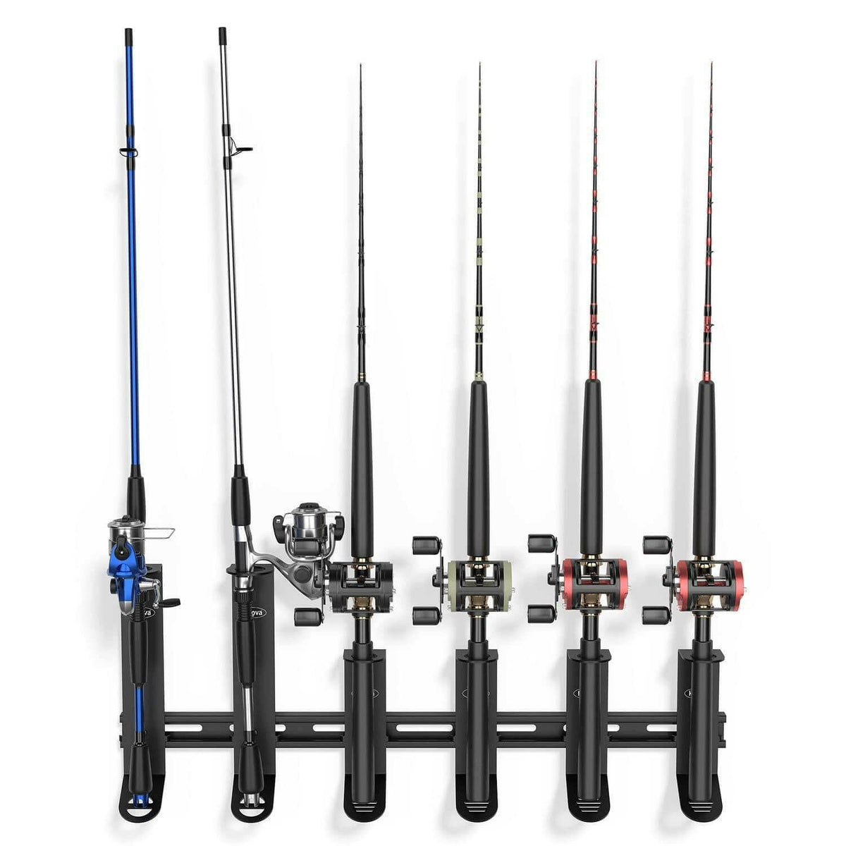 Spinning and Offshore Fishing Rod Rack Organizer.