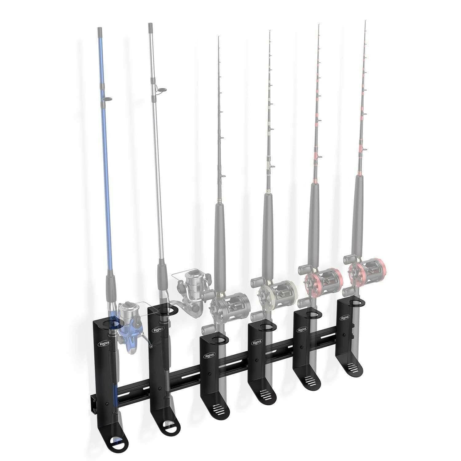 Spinning and Offshore Fishing Rod Rack Organizer.