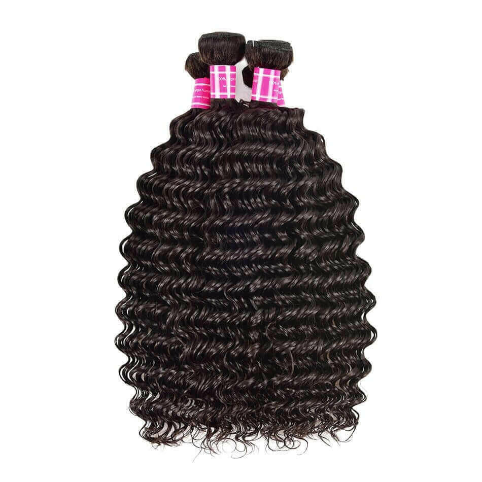 Wholesale Peruvian Deep Wave 5/6/10/12 Bundles 10A Grade Human Hair Bu.