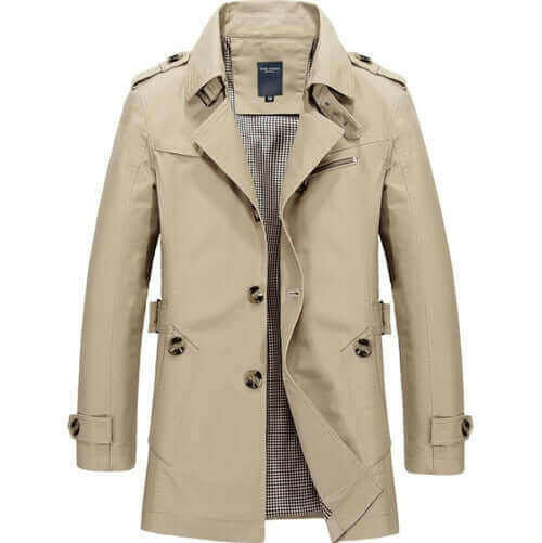 Mens Classic Trench Coat.