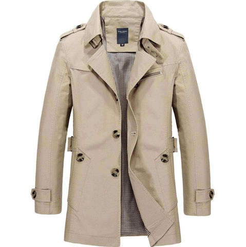 Mens Classic Trench Coat.