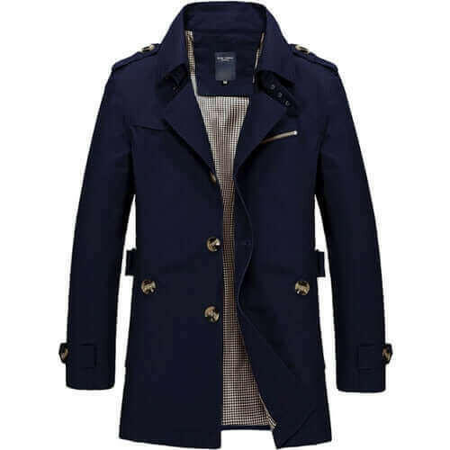 Mens Classic Trench Coat.