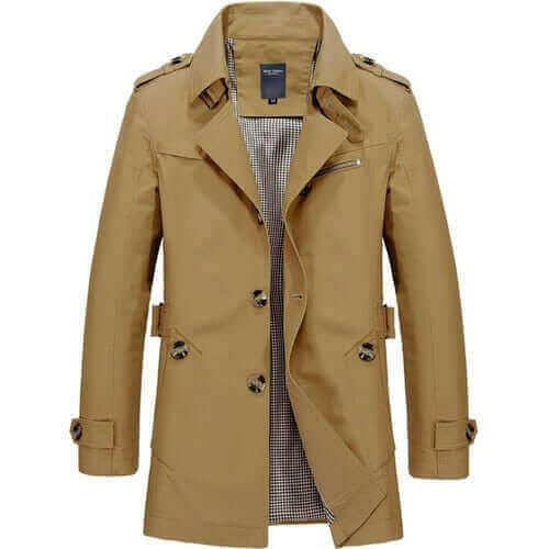 Mens Classic Trench Coat.