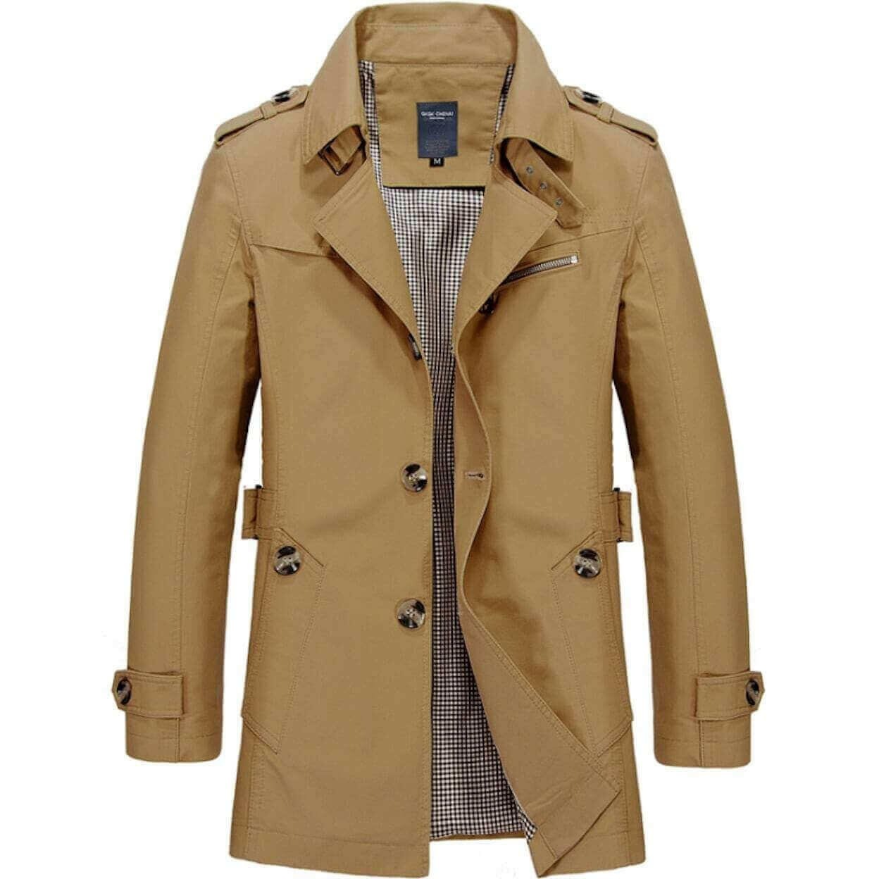 Mens Classic Trench Coat