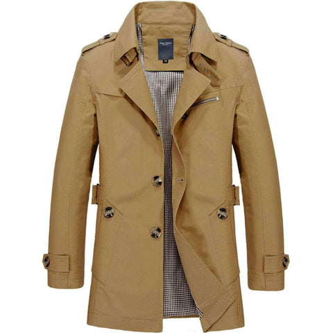 Mens Classic Trench Coat.