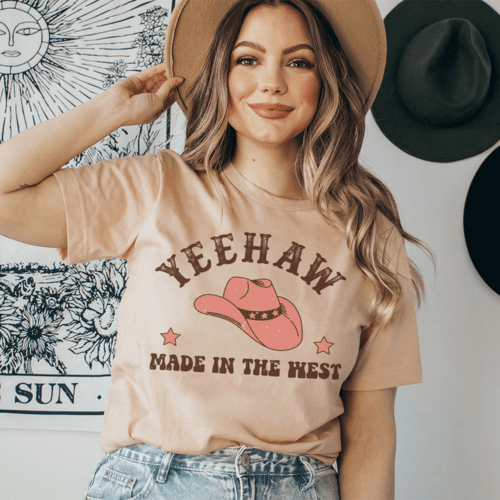 Yeehaw Cowboy Hat Tee